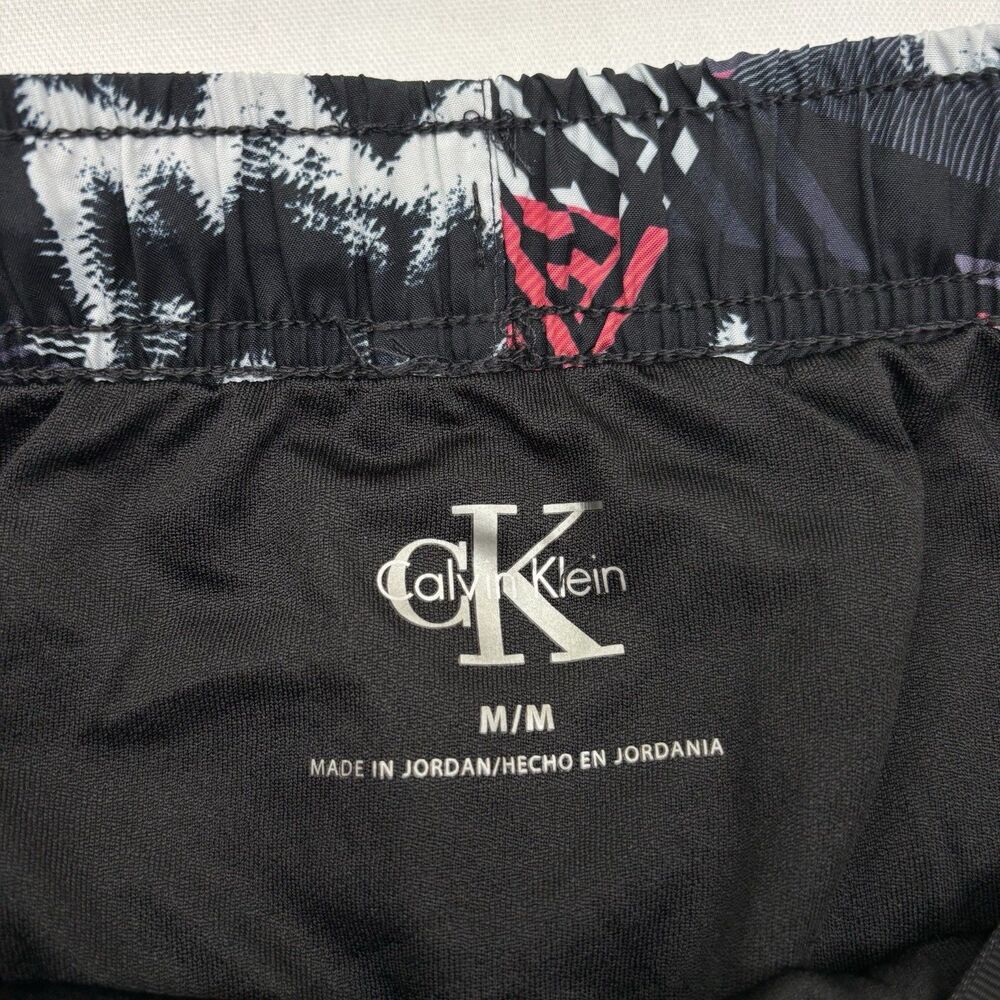 Calvin Klein Shorts Womens Black Pink High Waist Lined Pockets Activewear Size M - Picture 6 of 9